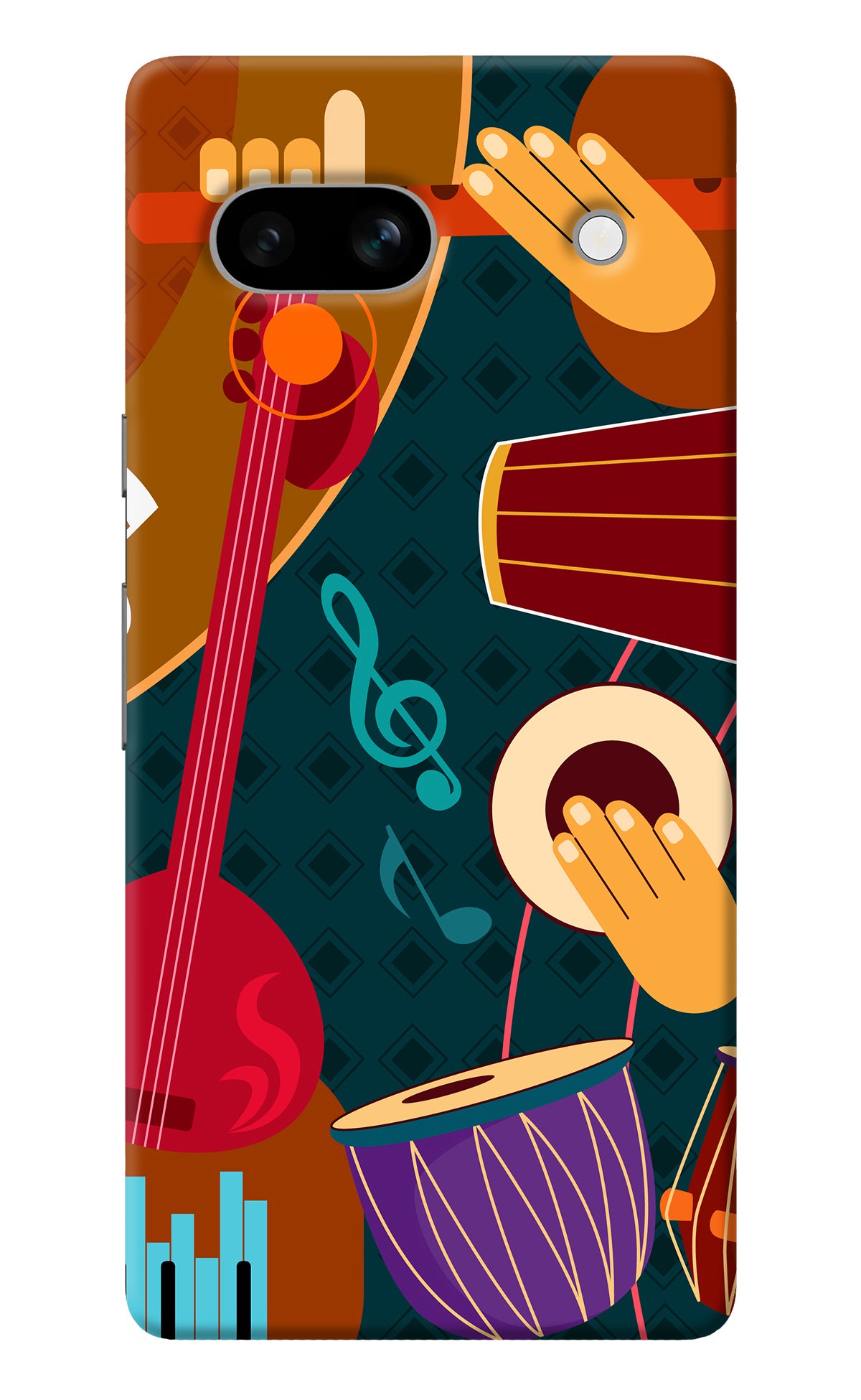 Music Instrument Google Pixel 7A Back Cover