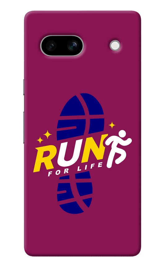 Run for Life Google Pixel 7A Back Cover