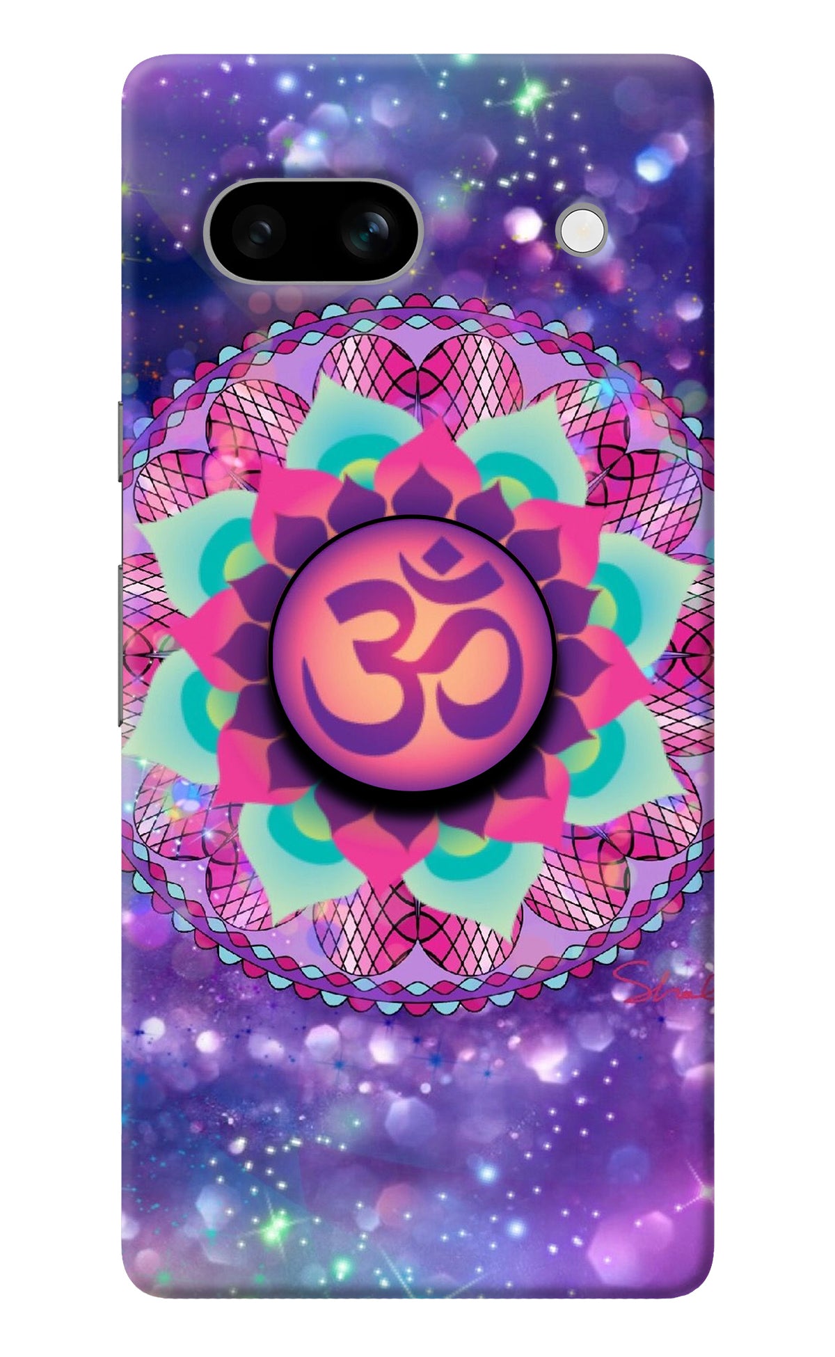 Om Purple Google Pixel 7A Pop Case