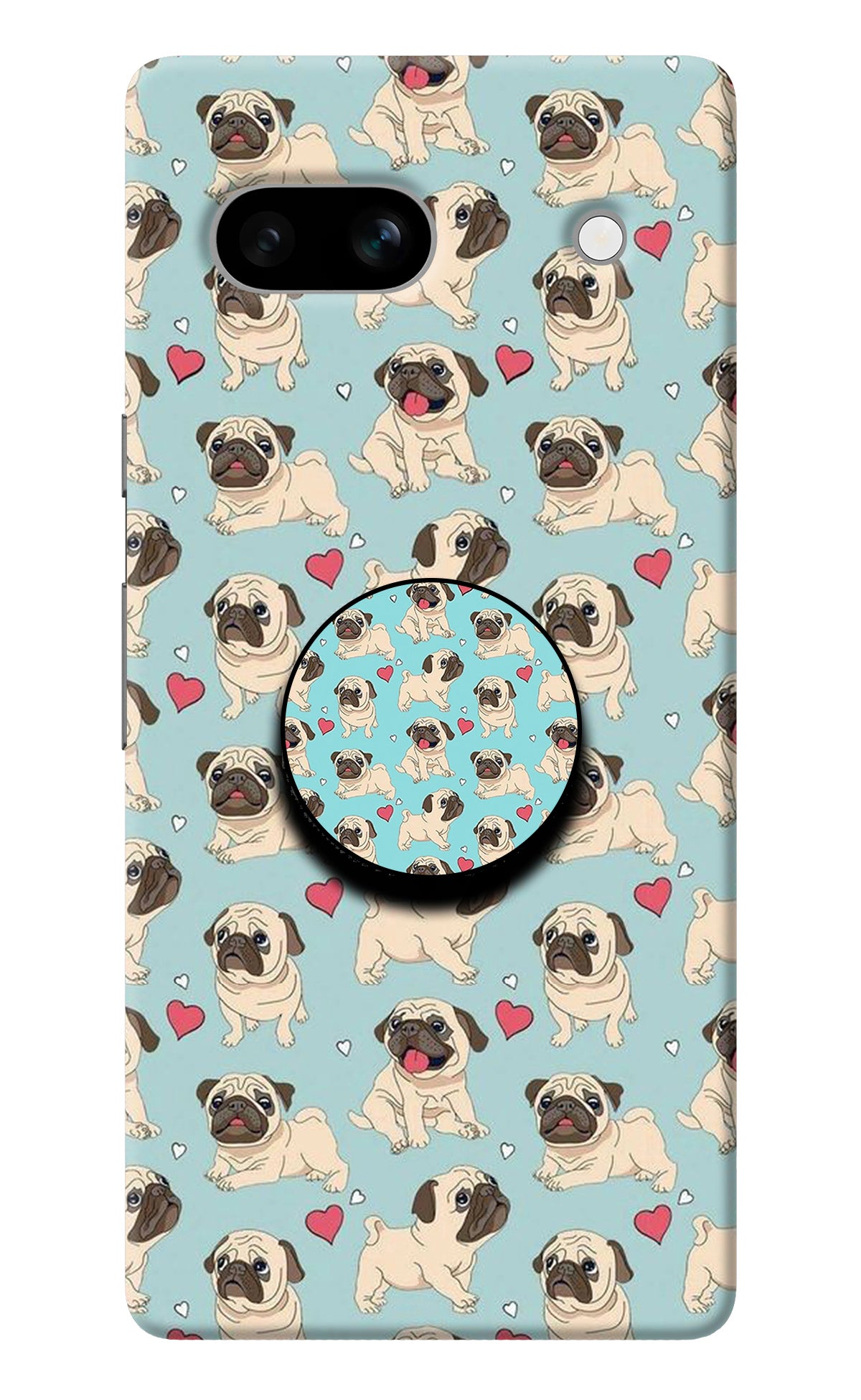 Pug Dog Google Pixel 7A Pop Case