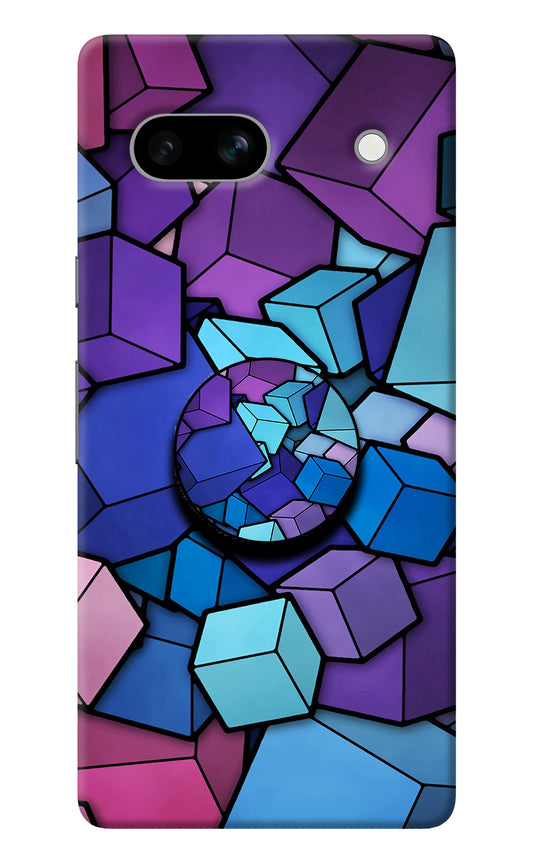 Cubic Abstract Google Pixel 7A Pop Case