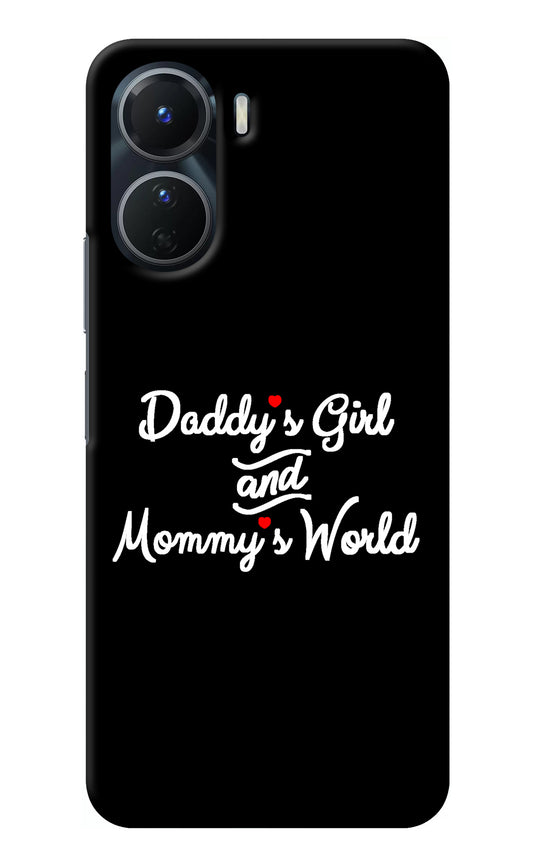Daddy's Girl and Mommy's World Vivo T2x 5G Back Cover