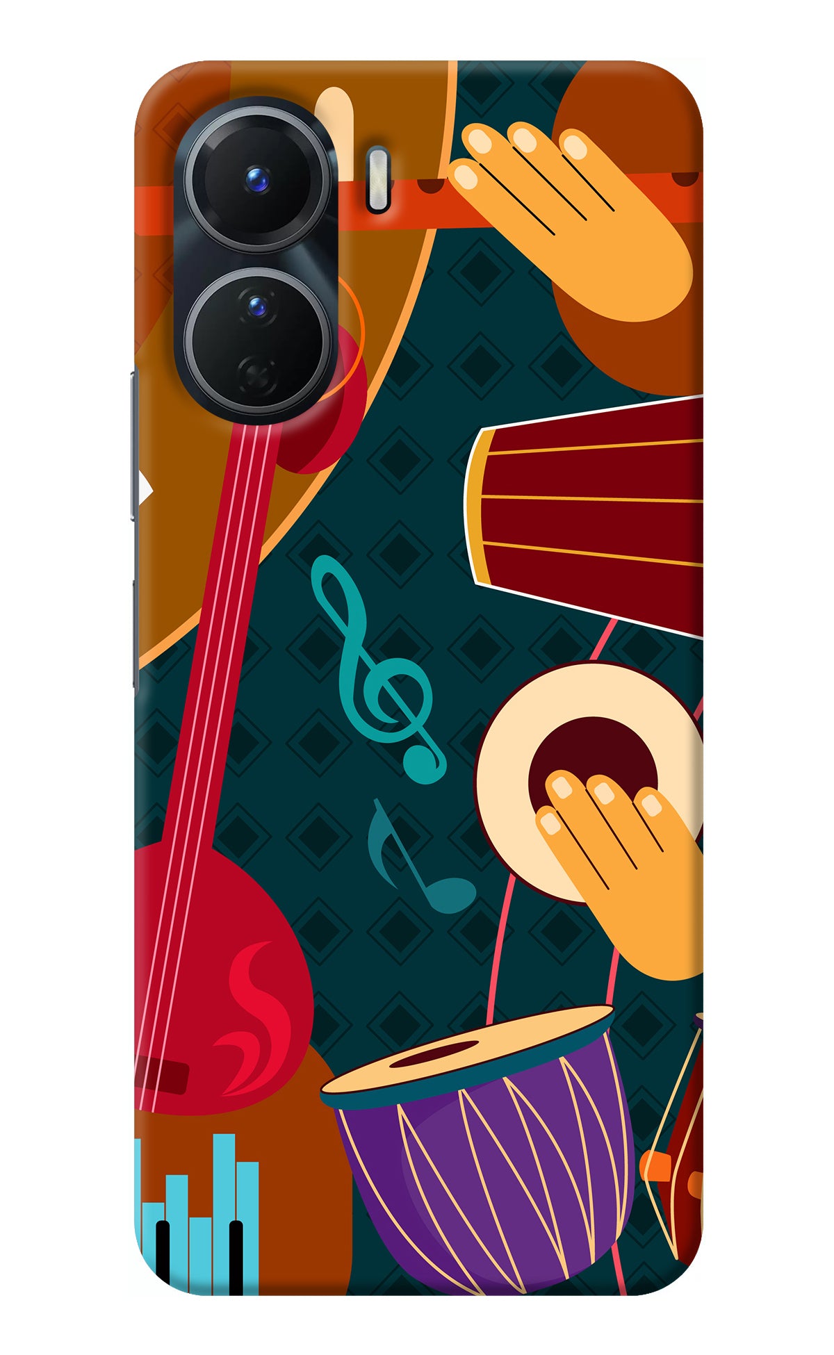 Music Instrument Vivo T2x 5G Back Cover