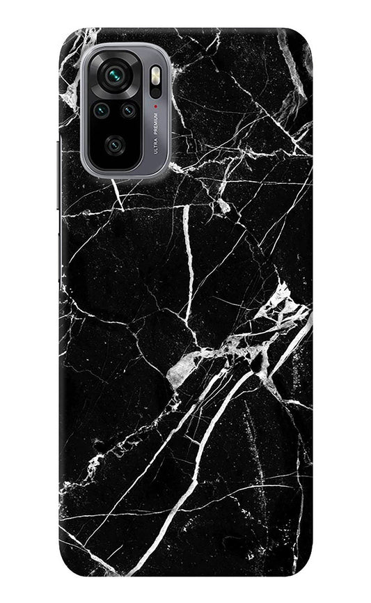 Black Marble Pattern Redmi Note 11 SE Back Cover