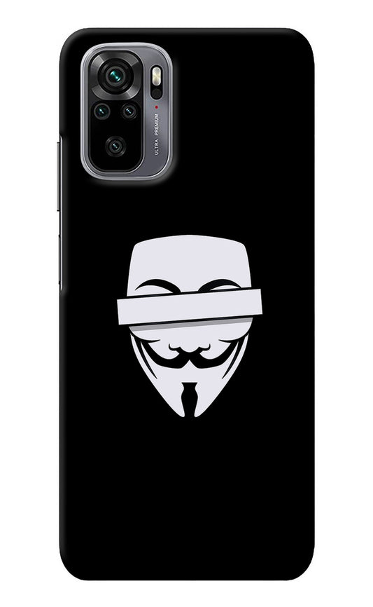 Anonymous Face Redmi Note 11 SE Back Cover