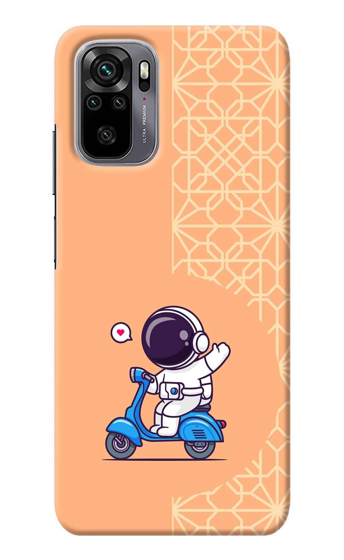 Cute Astronaut Riding Redmi Note 11 SE Back Cover
