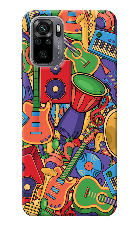 Music Instrument Doodle Redmi Note 11 SE Back Cover
