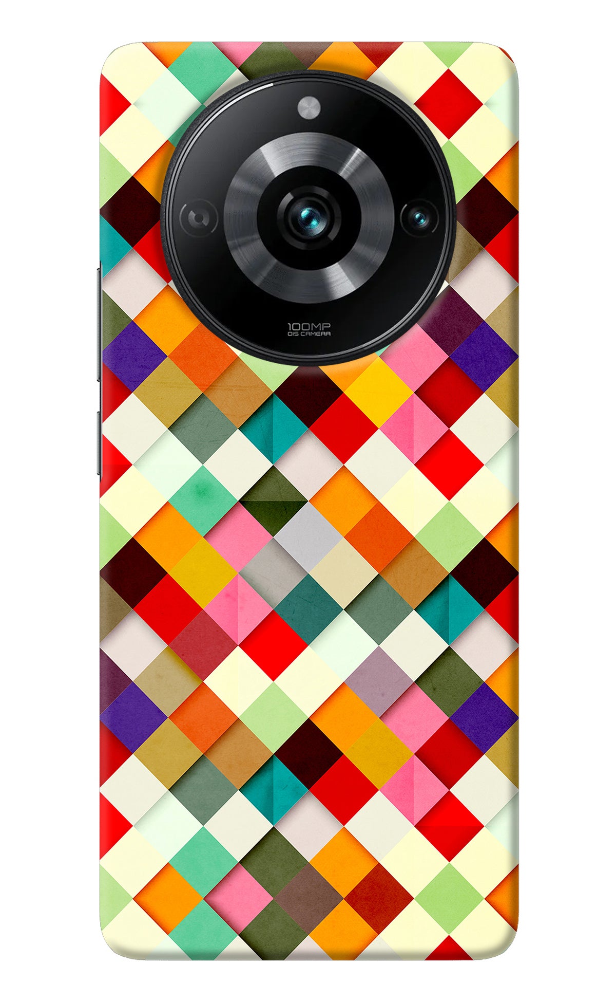 Geometric Abstract Colorful Realme Narzo 60 Pro Back Cover