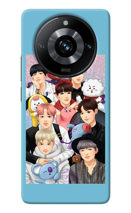 BTS with animals Realme Narzo 60 Pro Back Cover