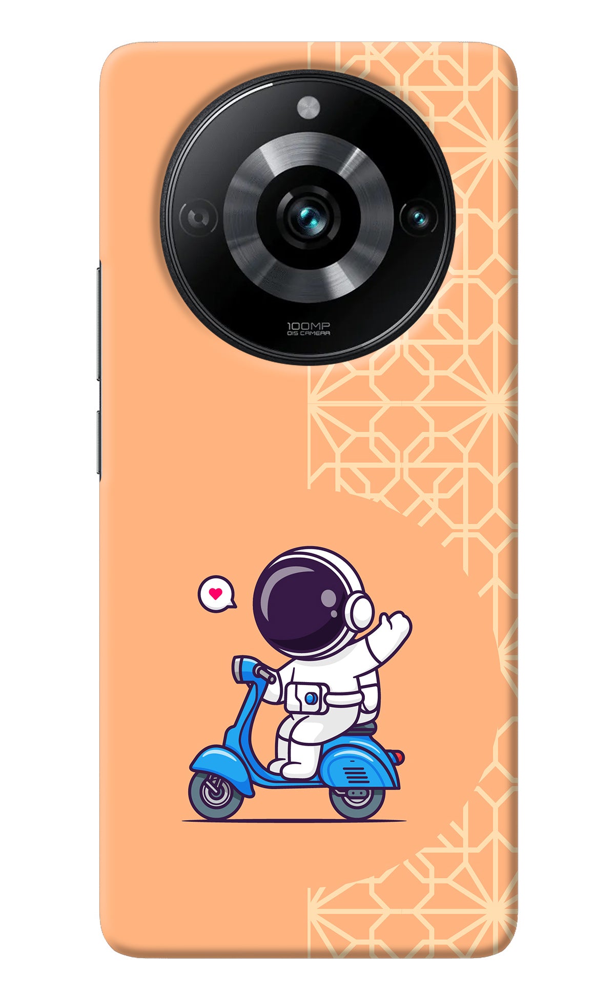 Cute Astronaut Riding Realme Narzo 60 Pro Back Cover