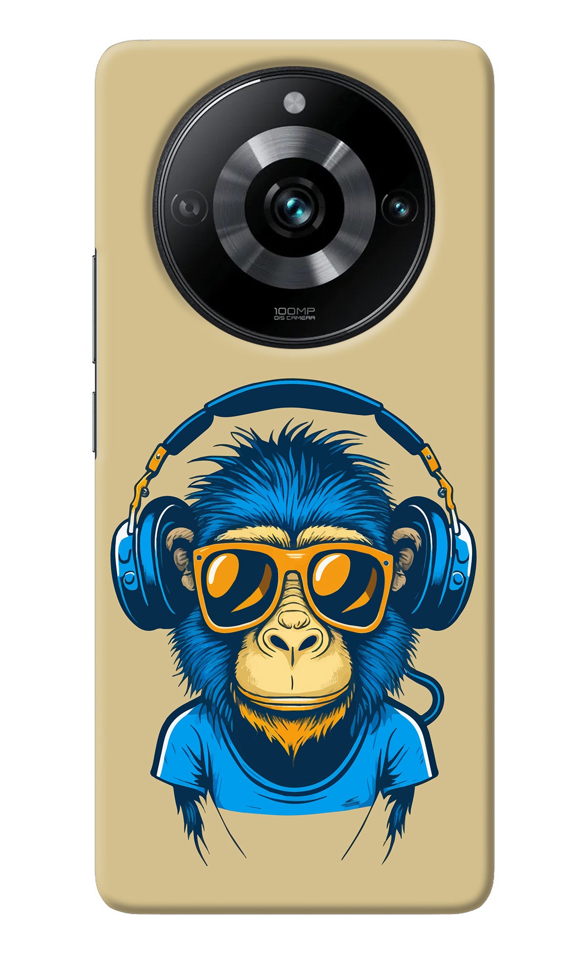 Monkey Headphone Realme Narzo 60 Pro Back Cover