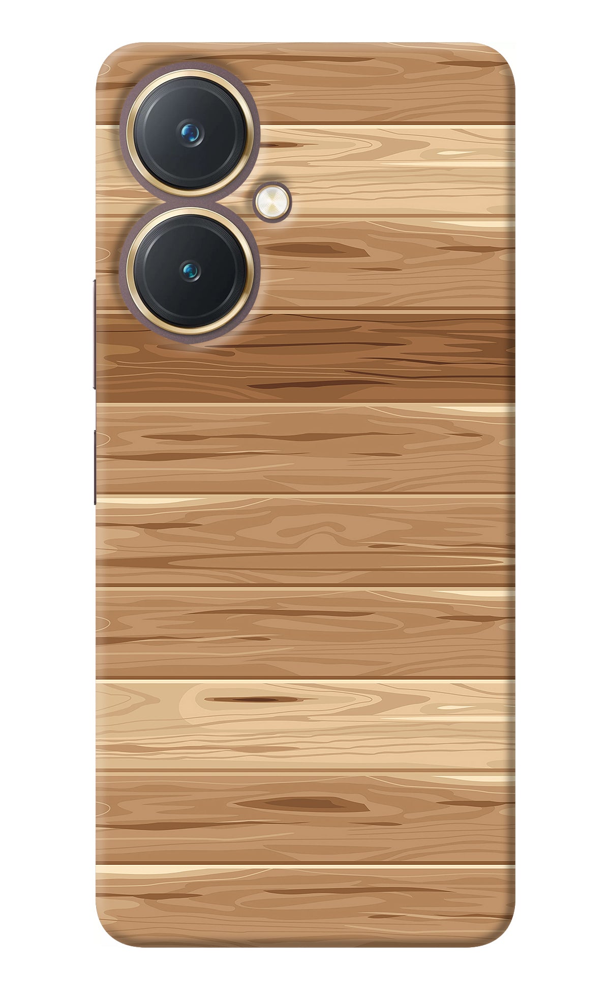 Wooden Vector Vivo Y27 Back Cover