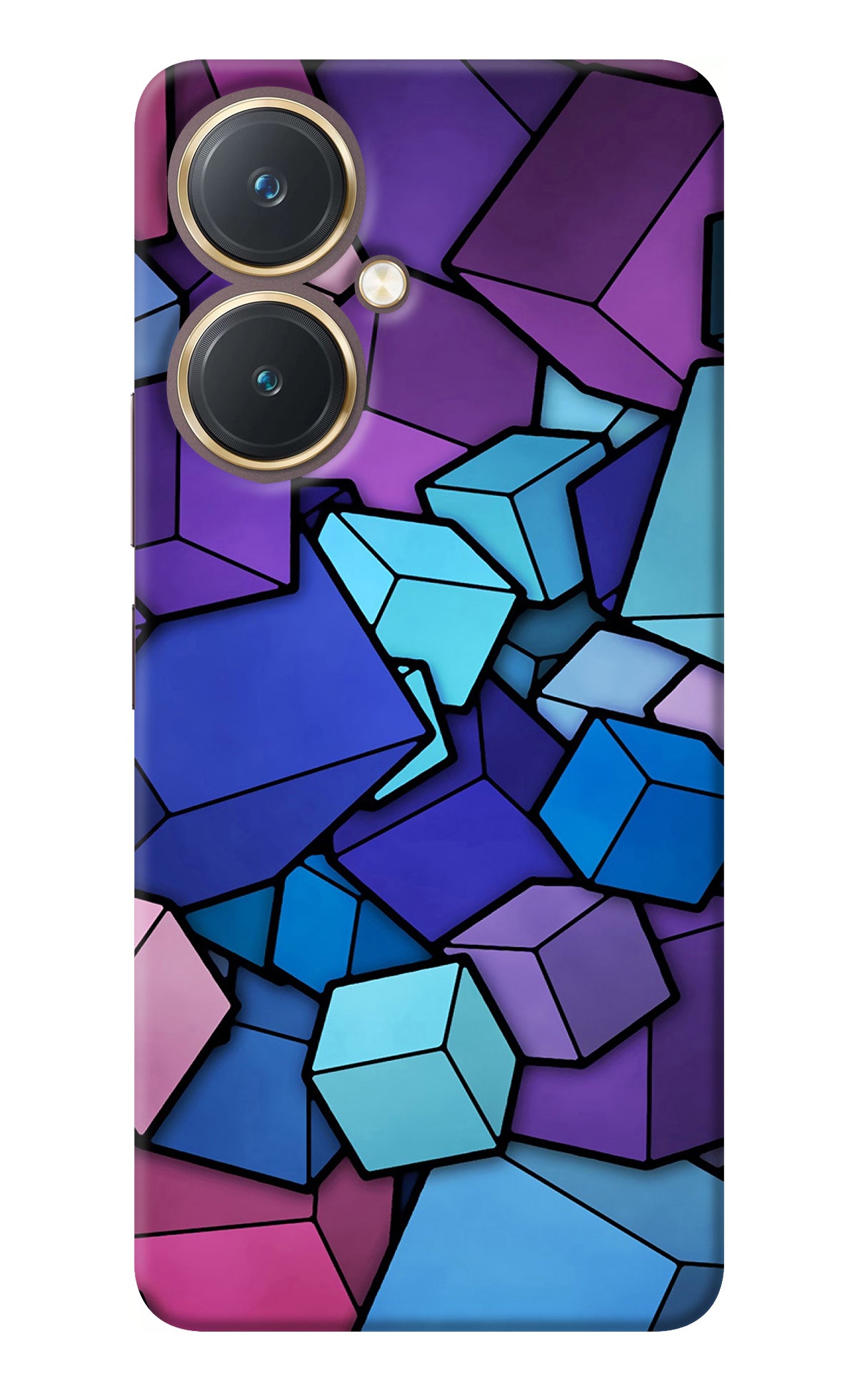 Cubic Abstract Vivo Y27 Back Cover