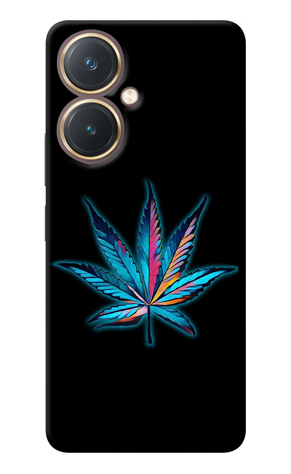 Weed Vivo Y27 Back Cover