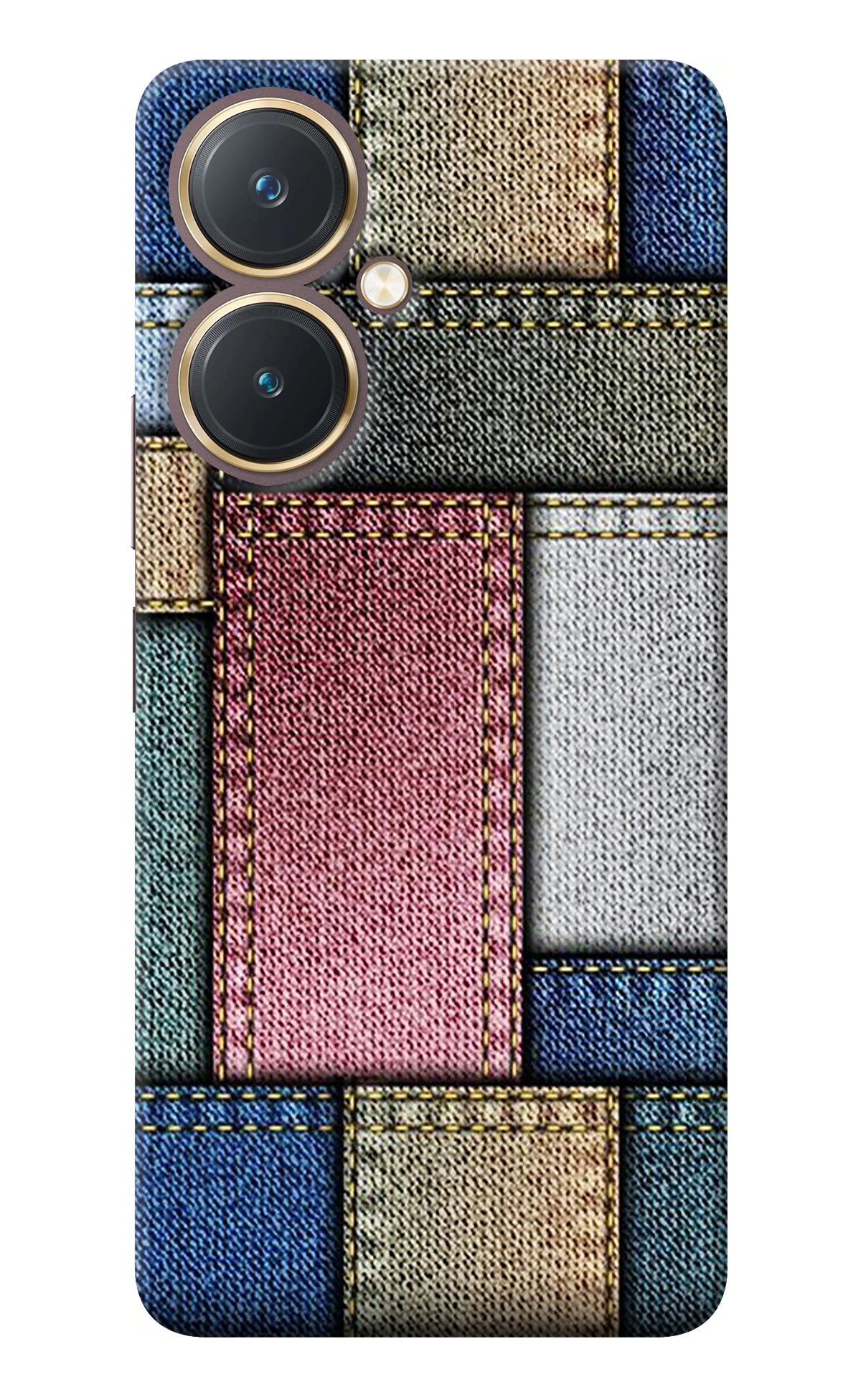 Multicolor Jeans Vivo Y27 Back Cover