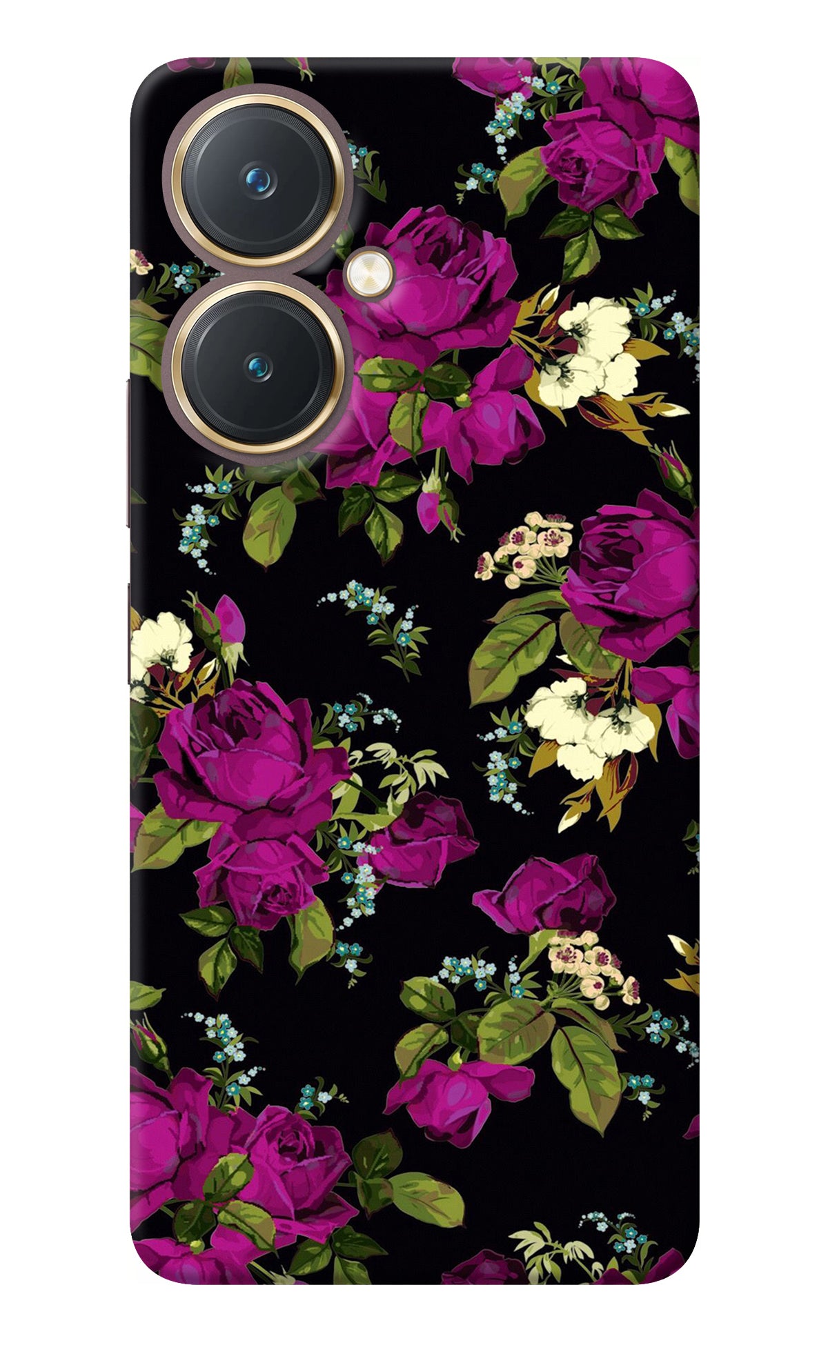 Flowers Vivo Y27 Back Cover