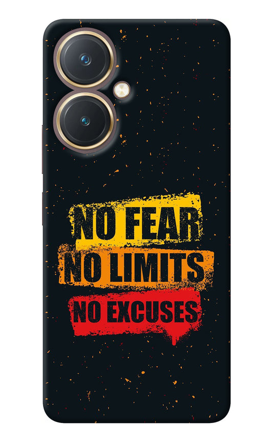 No Fear No Limits No Excuse Vivo Y27 Back Cover