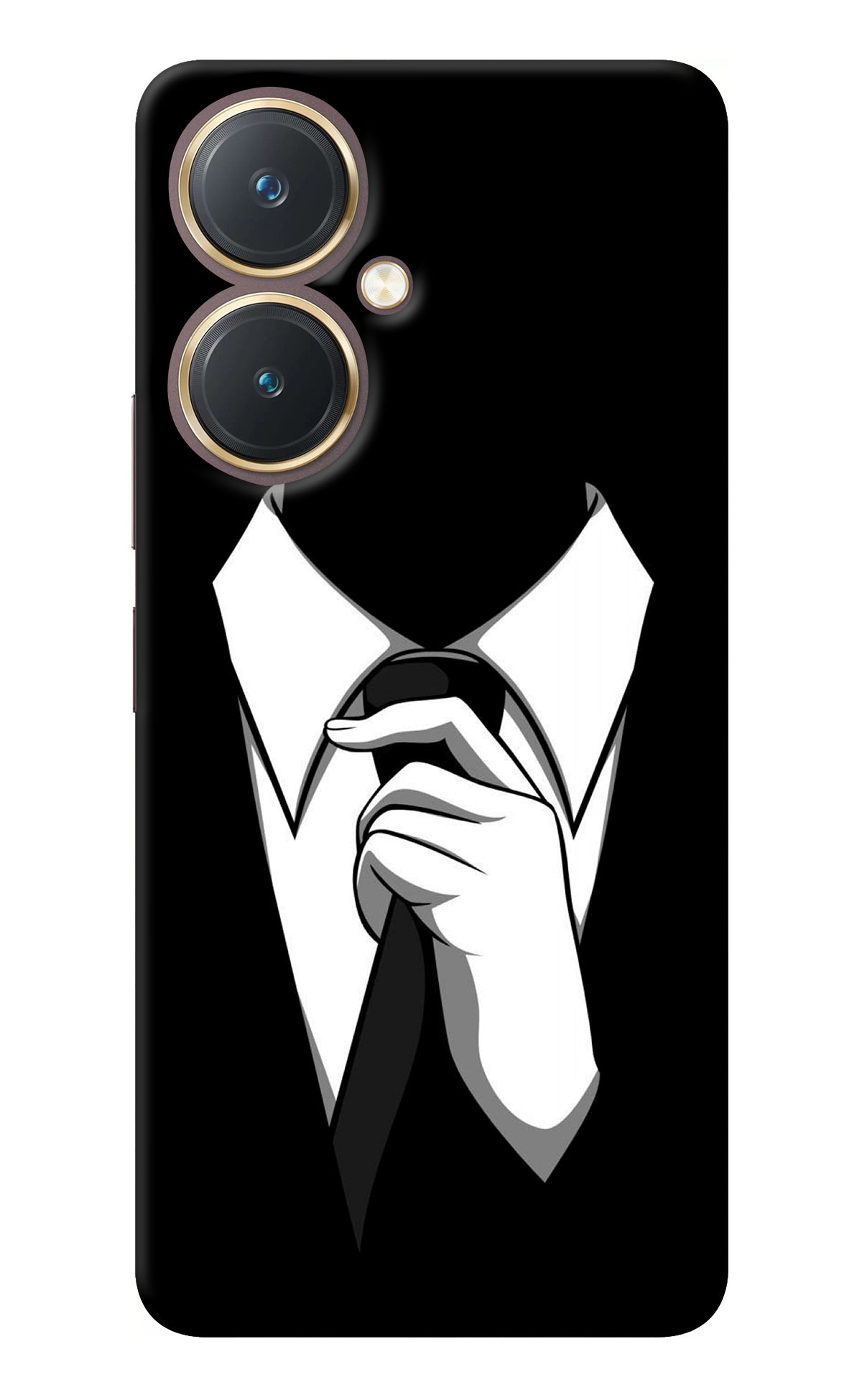 Black Tie Vivo Y27 Back Cover