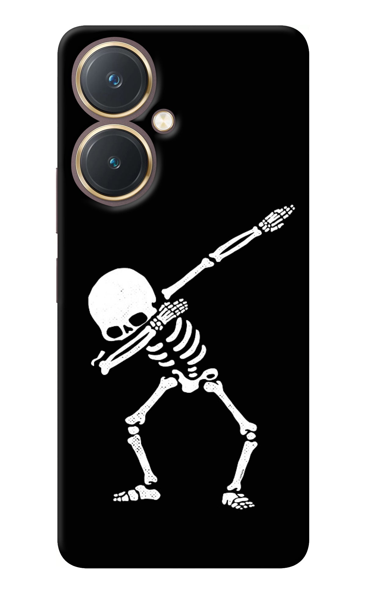 Dabbing Skeleton Art Vivo Y27 Back Cover