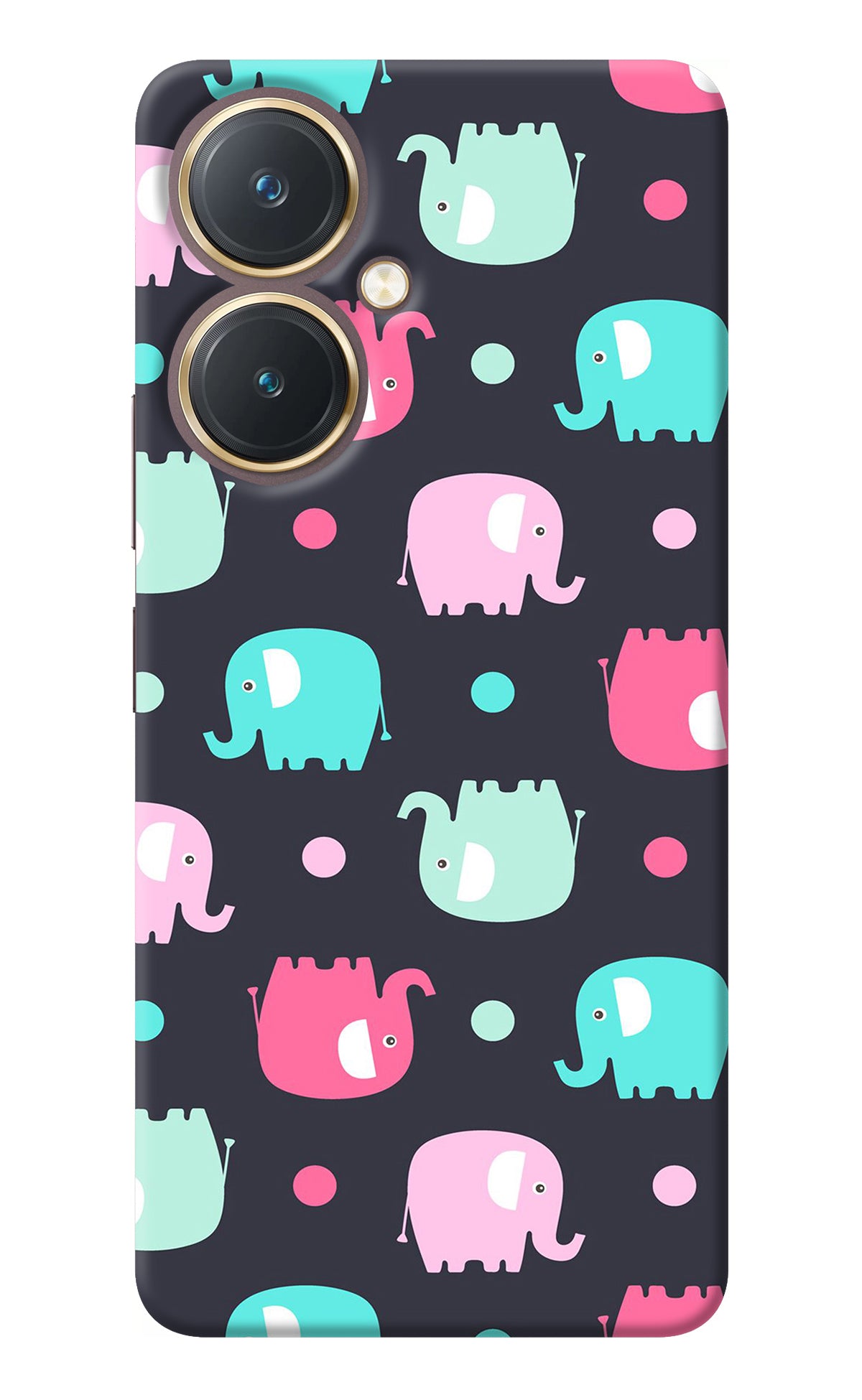 Elephants Vivo Y27 Back Cover