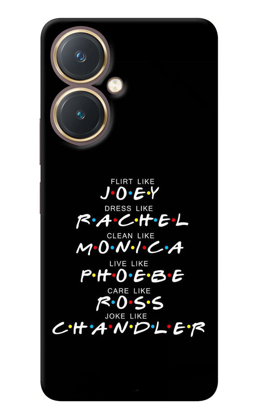 FRIENDS Character Vivo Y27 Back Cover