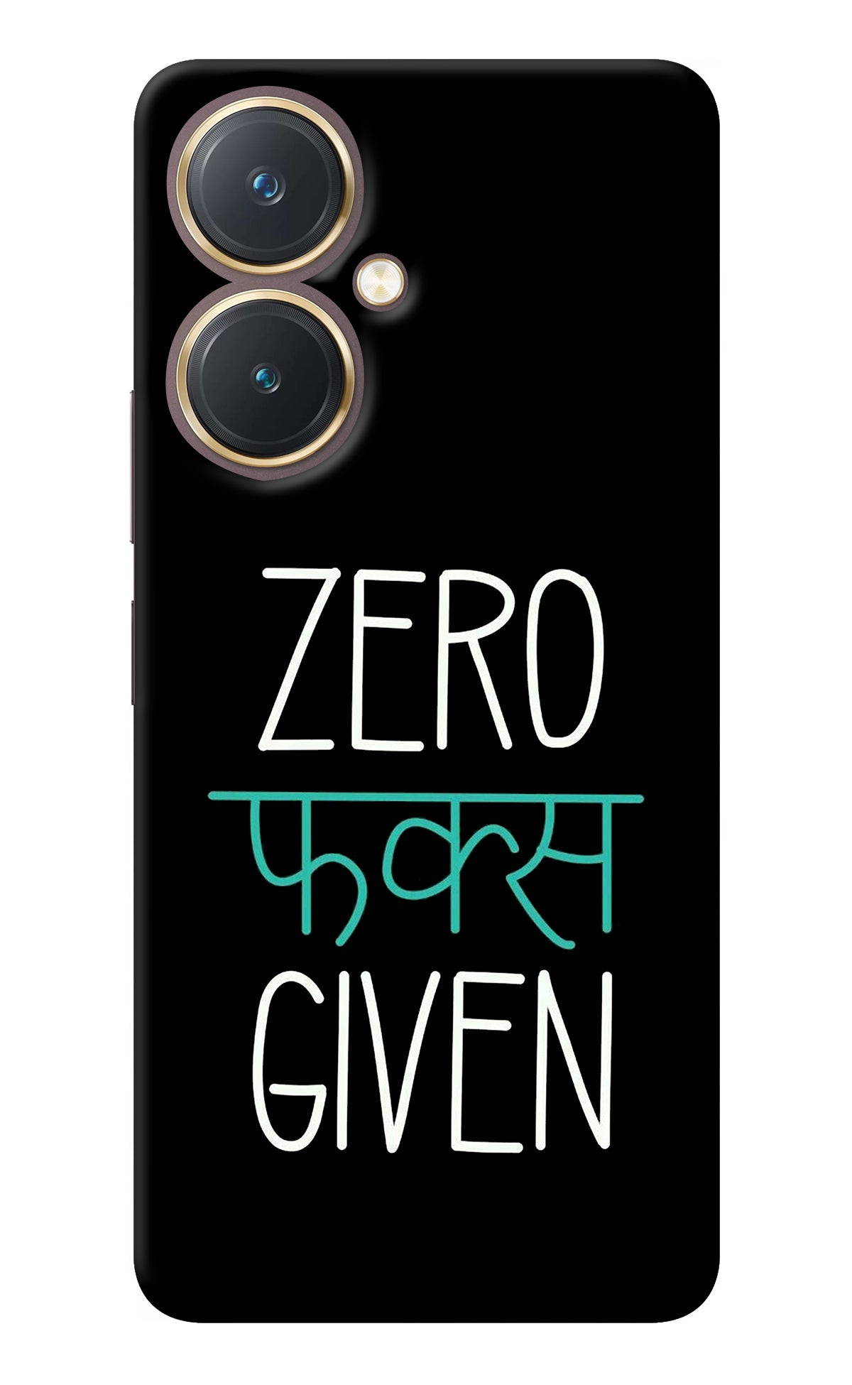 Zero Fucks Given Vivo Y27 Back Cover