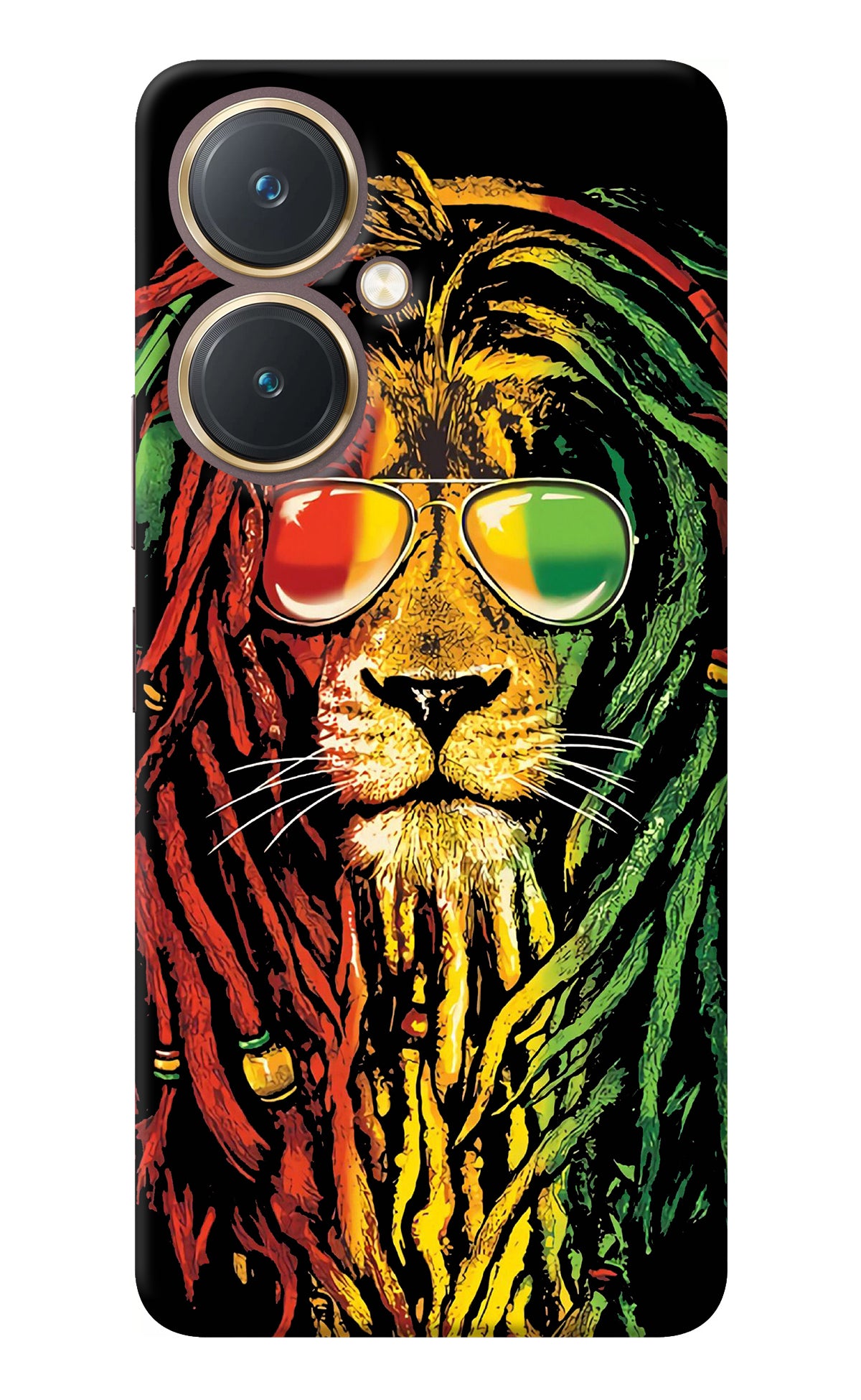 Rasta Lion Vivo Y27 Back Cover