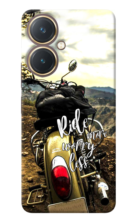 Ride More Worry Less Vivo Y27 Back Cover