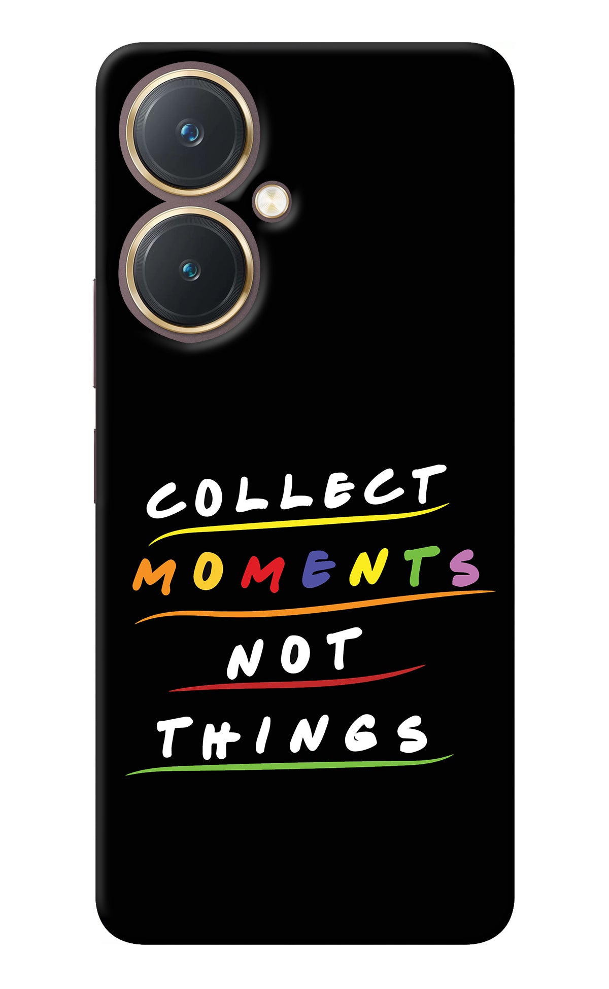 Collect Moments Not Things Vivo Y27 Back Cover