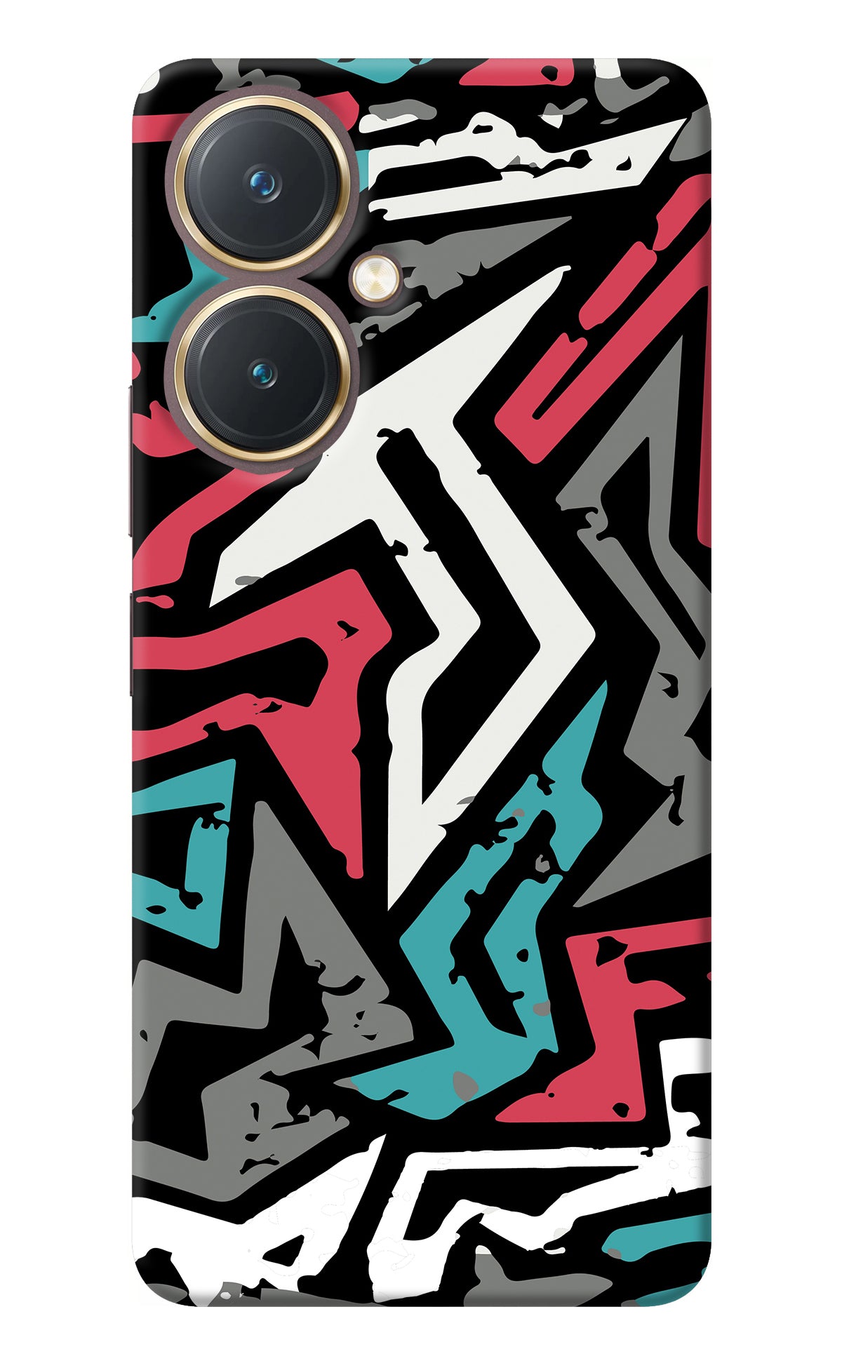 Geometric Graffiti Vivo Y27 Back Cover