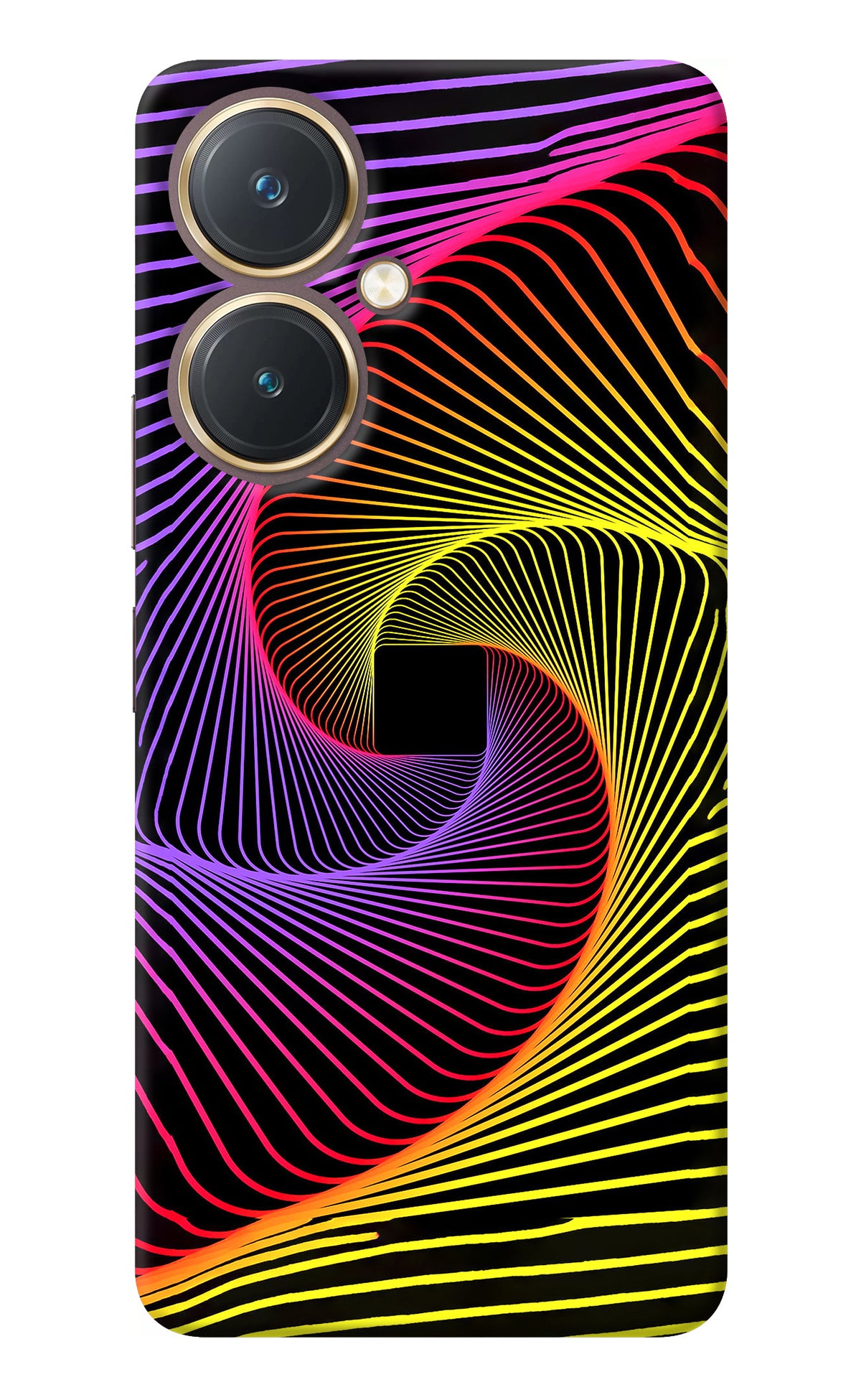 Colorful Strings Vivo Y27 Back Cover