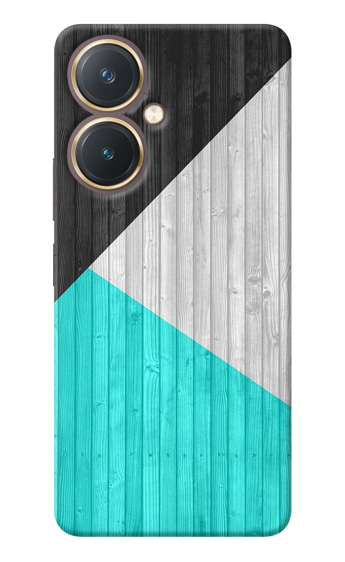 Wooden Abstract Vivo Y27 Back Cover