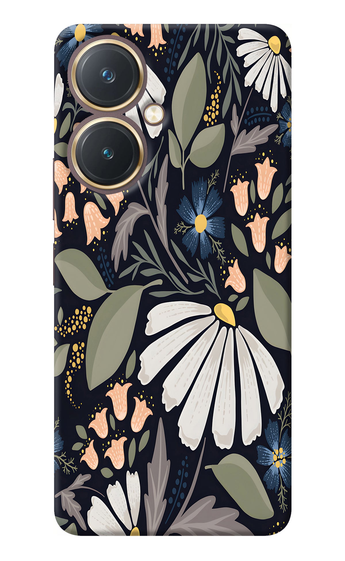 Flowers Art Vivo Y27 Back Cover