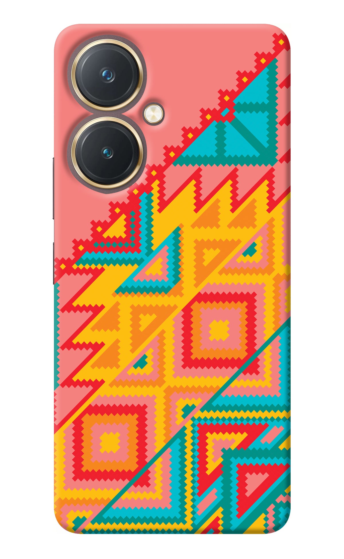 Aztec Tribal Vivo Y27 Back Cover