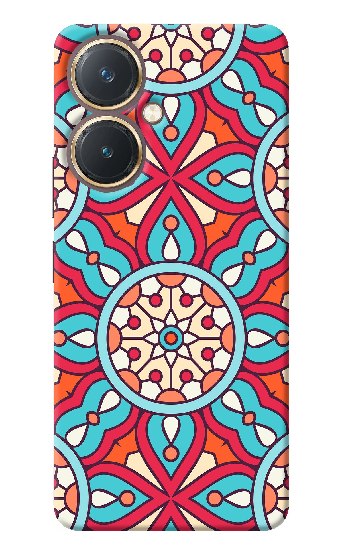 Mandala Geometric Vivo Y27 Back Cover