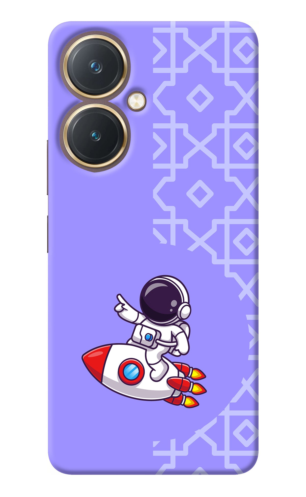 Cute Astronaut Vivo Y27 Back Cover