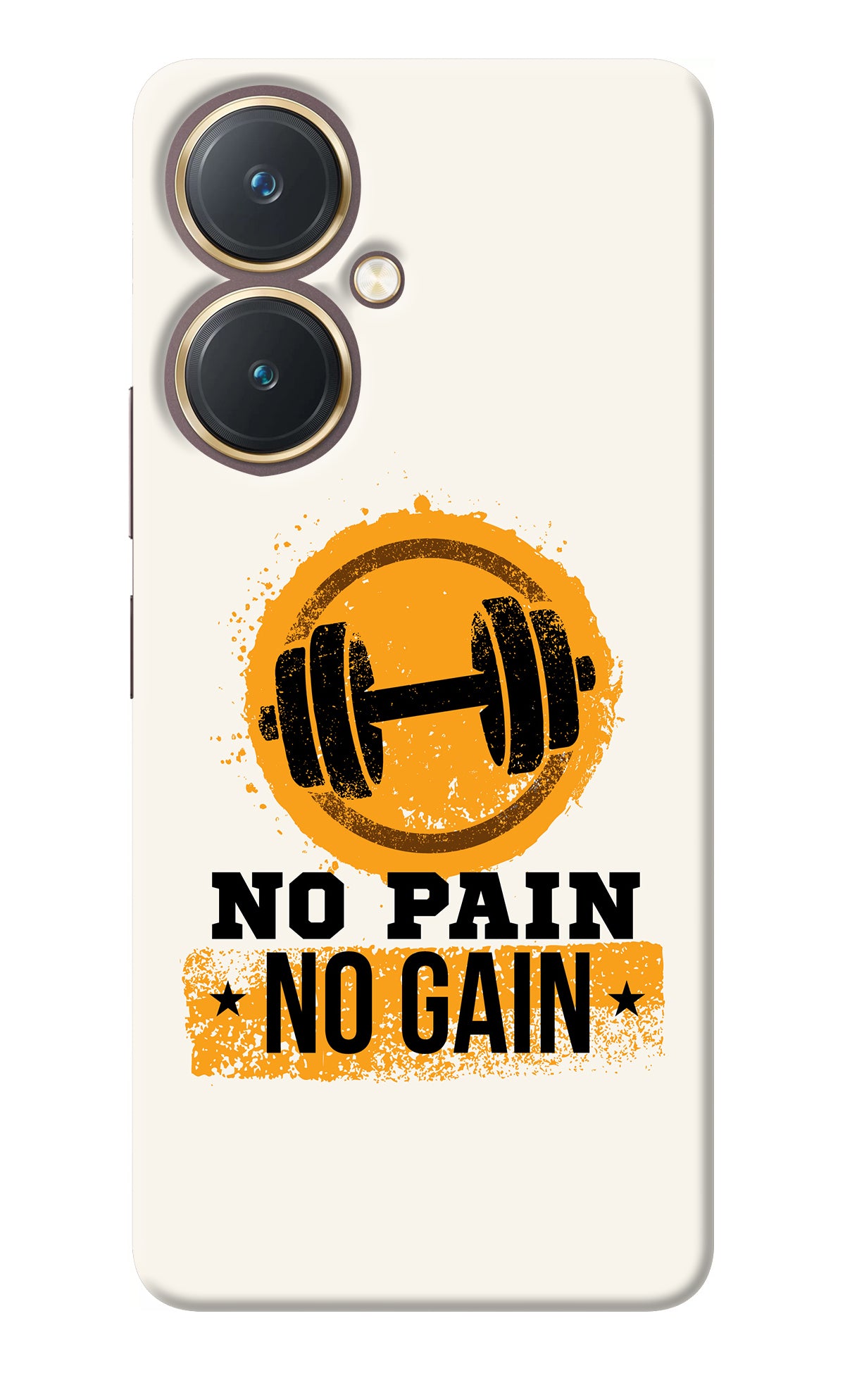 No Pain No Gain Vivo Y27 Back Cover