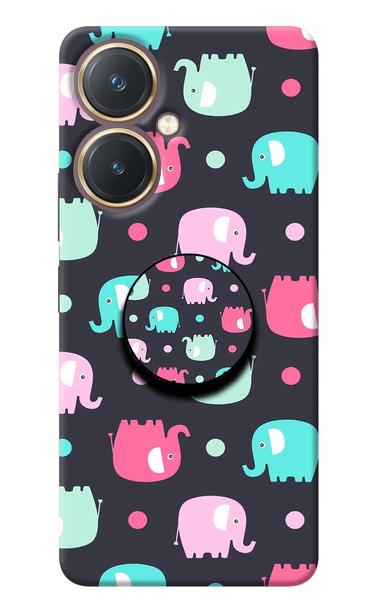 Baby Elephants Vivo Y27 Pop Case