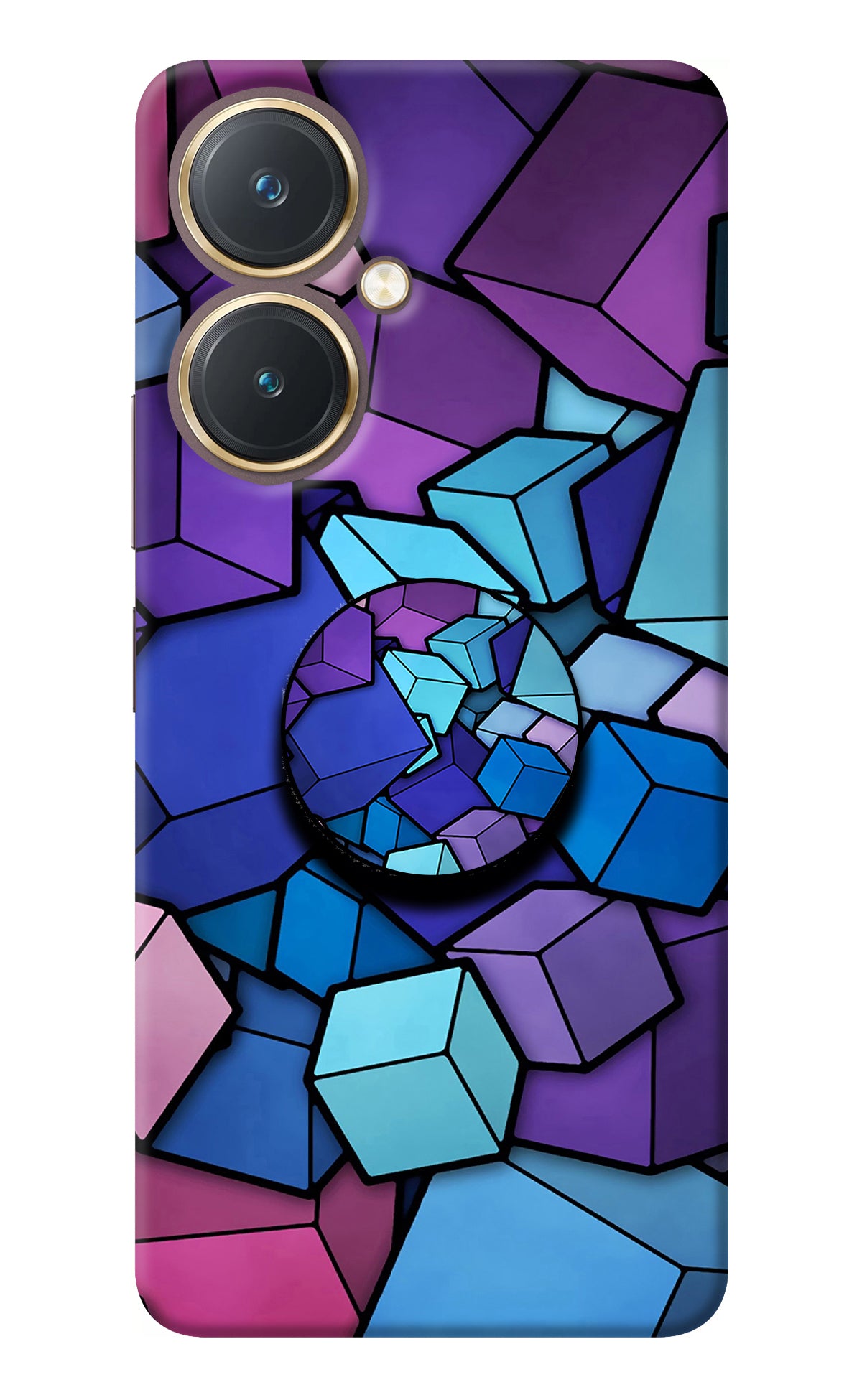 Cubic Abstract Vivo Y27 Pop Case