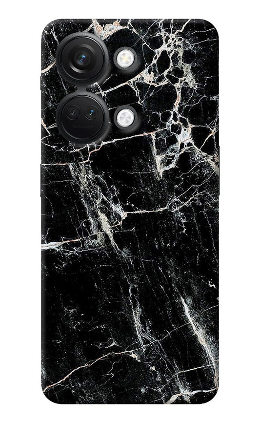 Black Marble Texture OnePlus Nord 3 5G Back Cover