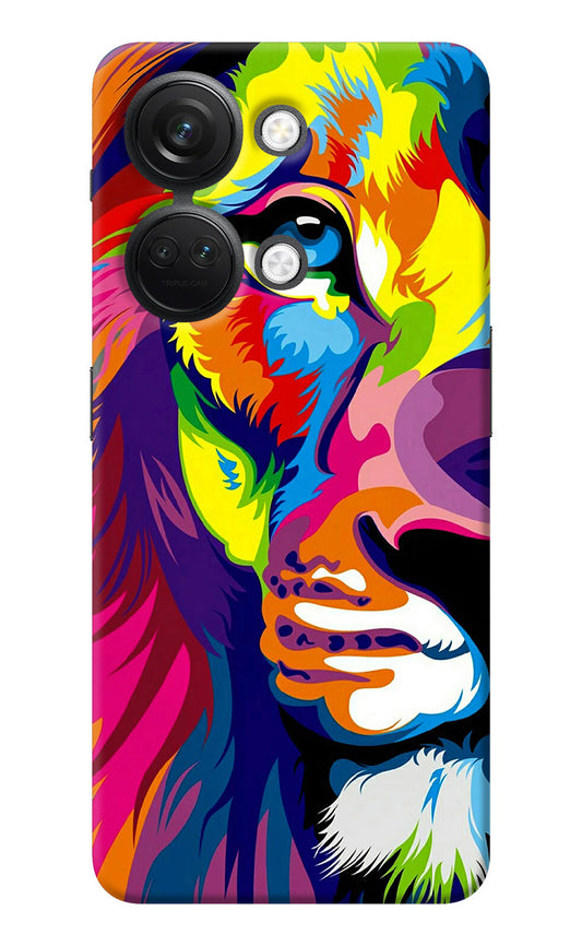 Lion Half Face OnePlus Nord 3 5G Back Cover