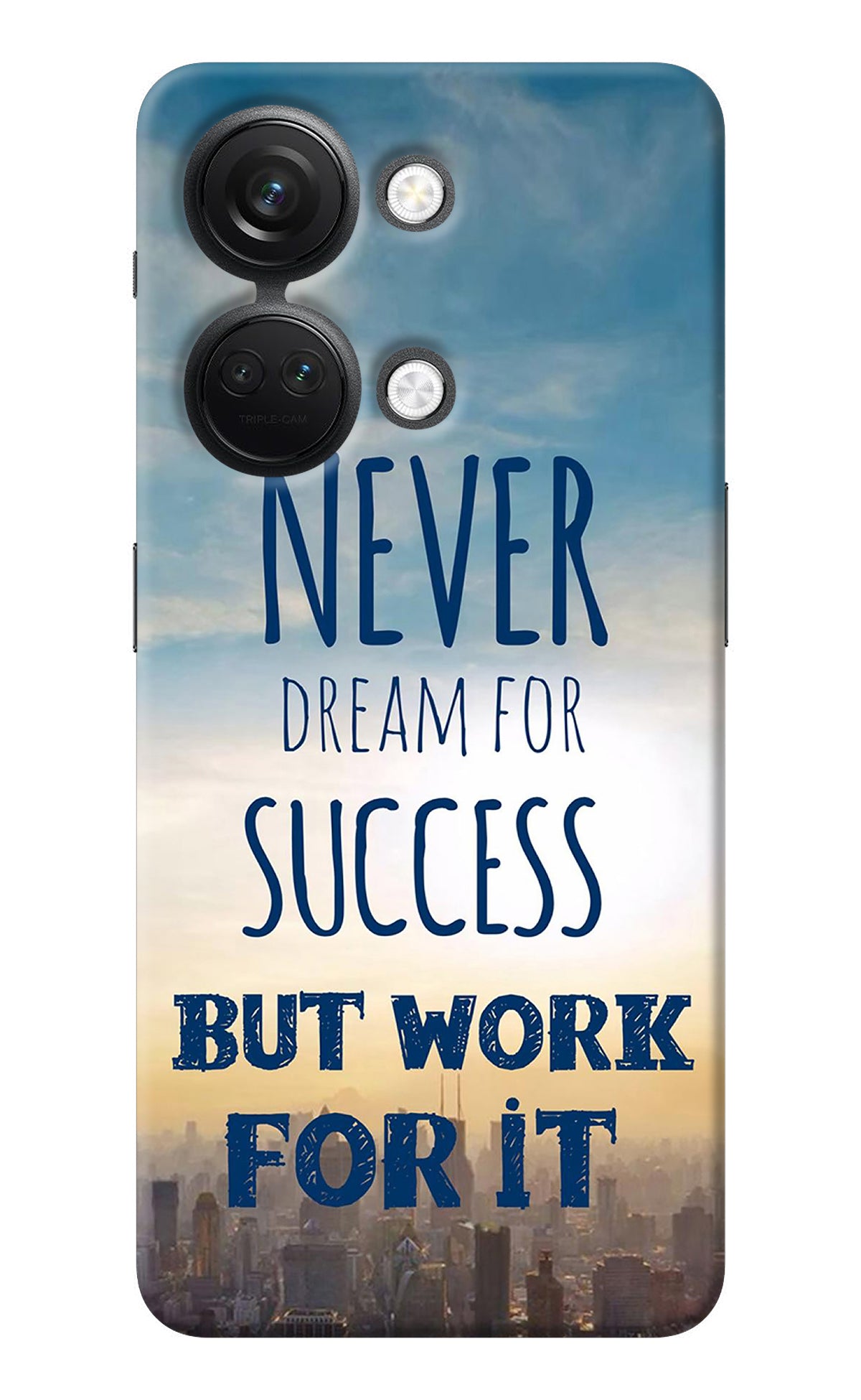 Never Dream For Success But Work For It OnePlus Nord 3 5G Back Cover