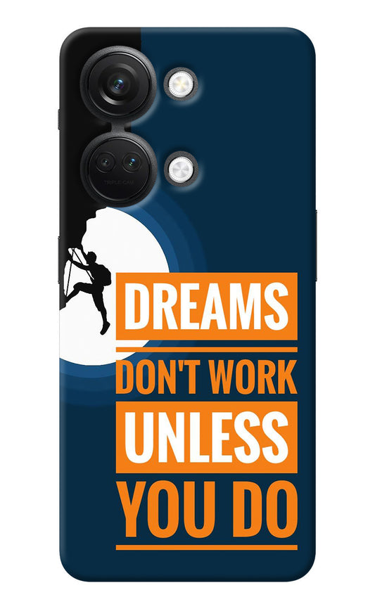 Dreams Don’T Work Unless You Do OnePlus Nord 3 5G Back Cover