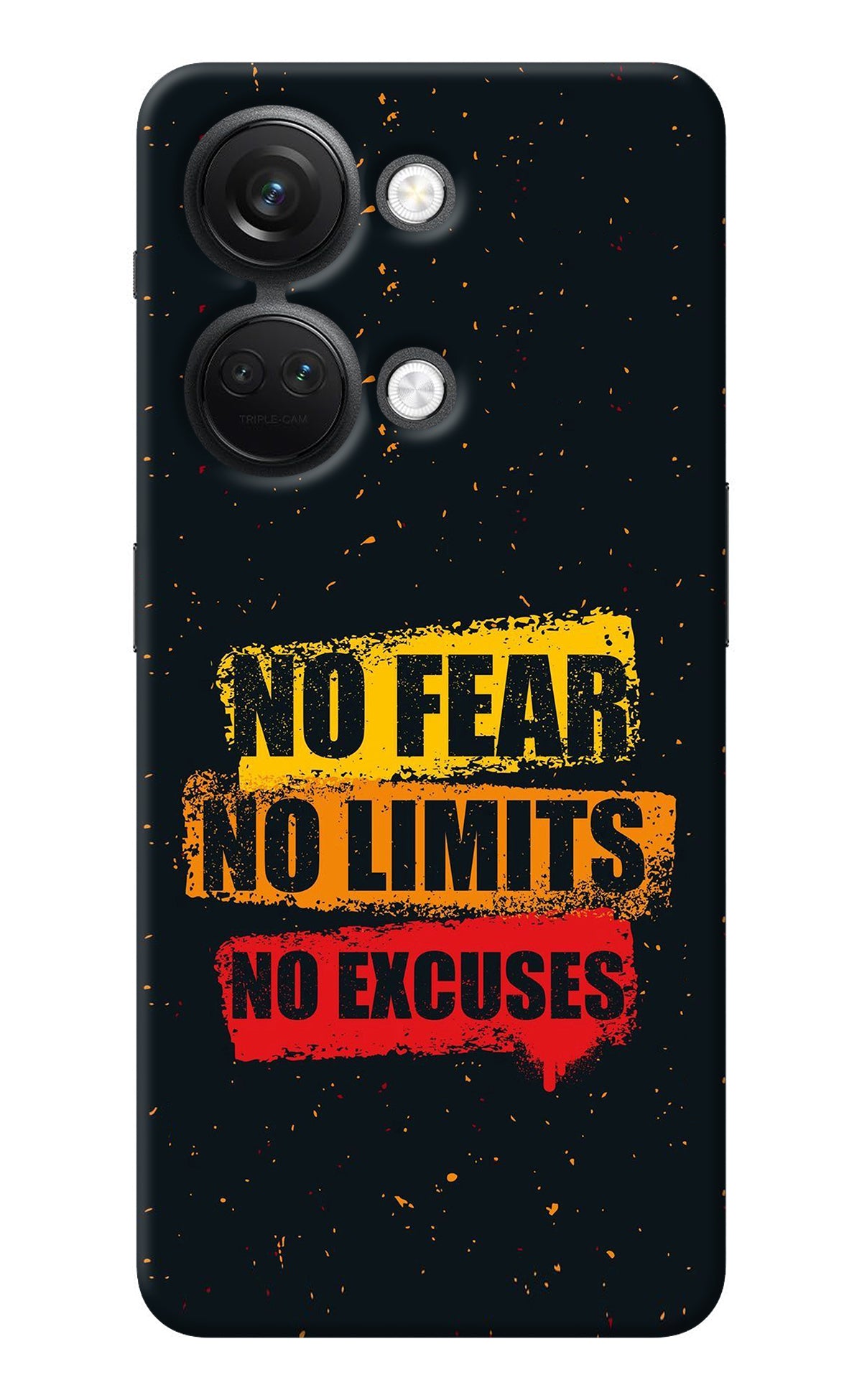 No Fear No Limits No Excuse OnePlus Nord 3 5G Back Cover