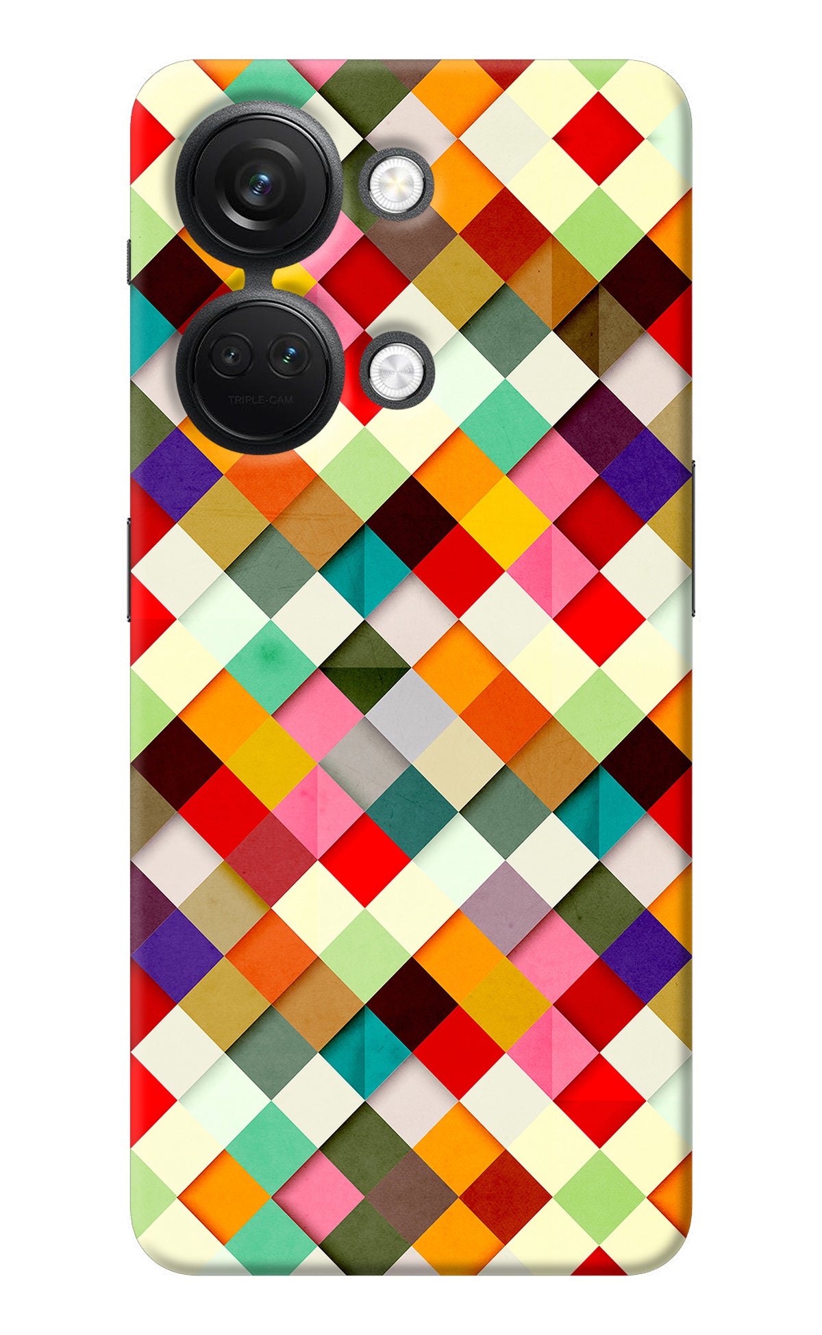 Geometric Abstract Colorful OnePlus Nord 3 5G Back Cover