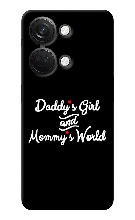 Daddy's Girl and Mommy's World OnePlus Nord 3 5G Back Cover