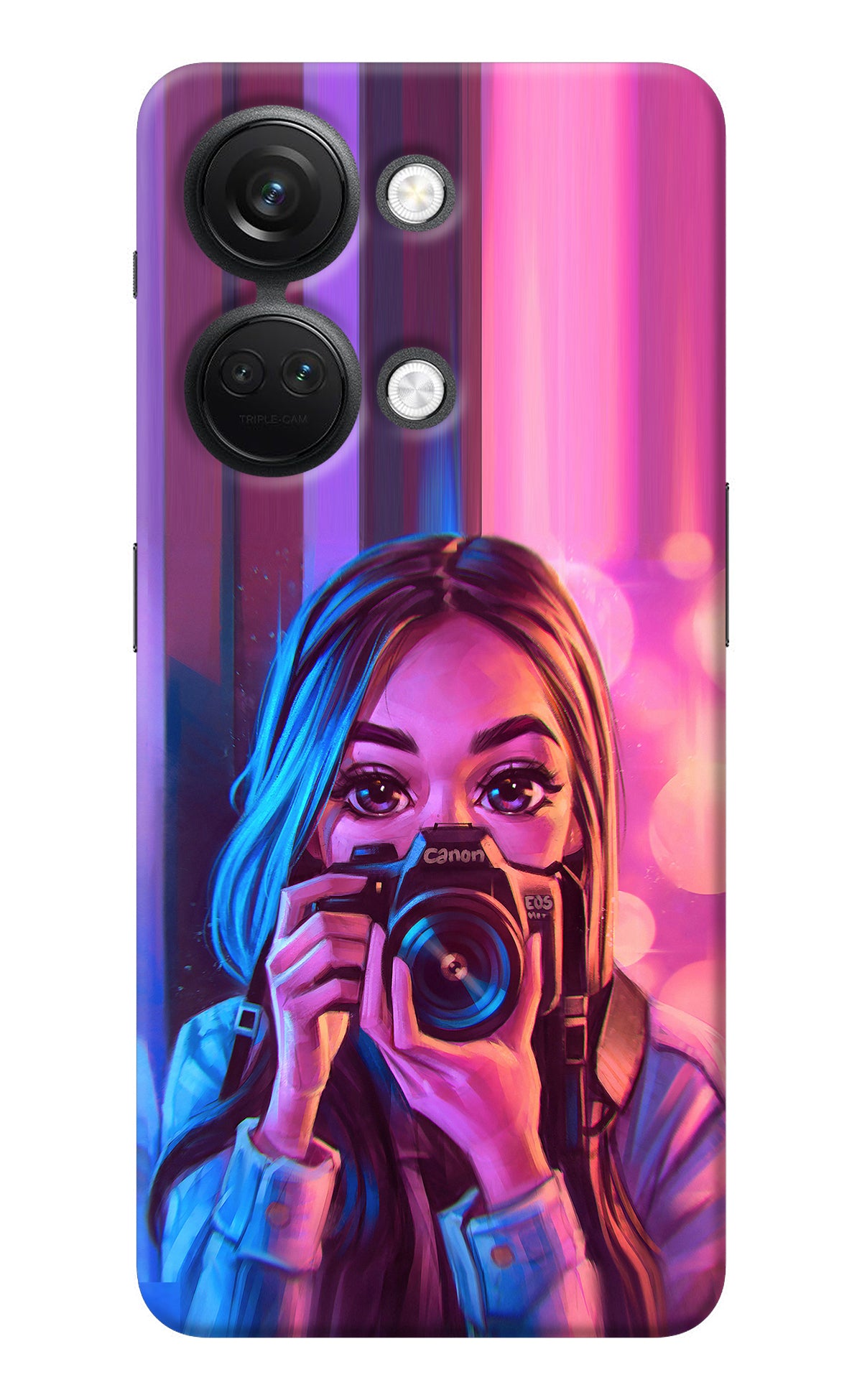 Girl Photographer OnePlus Nord 3 5G Back Cover