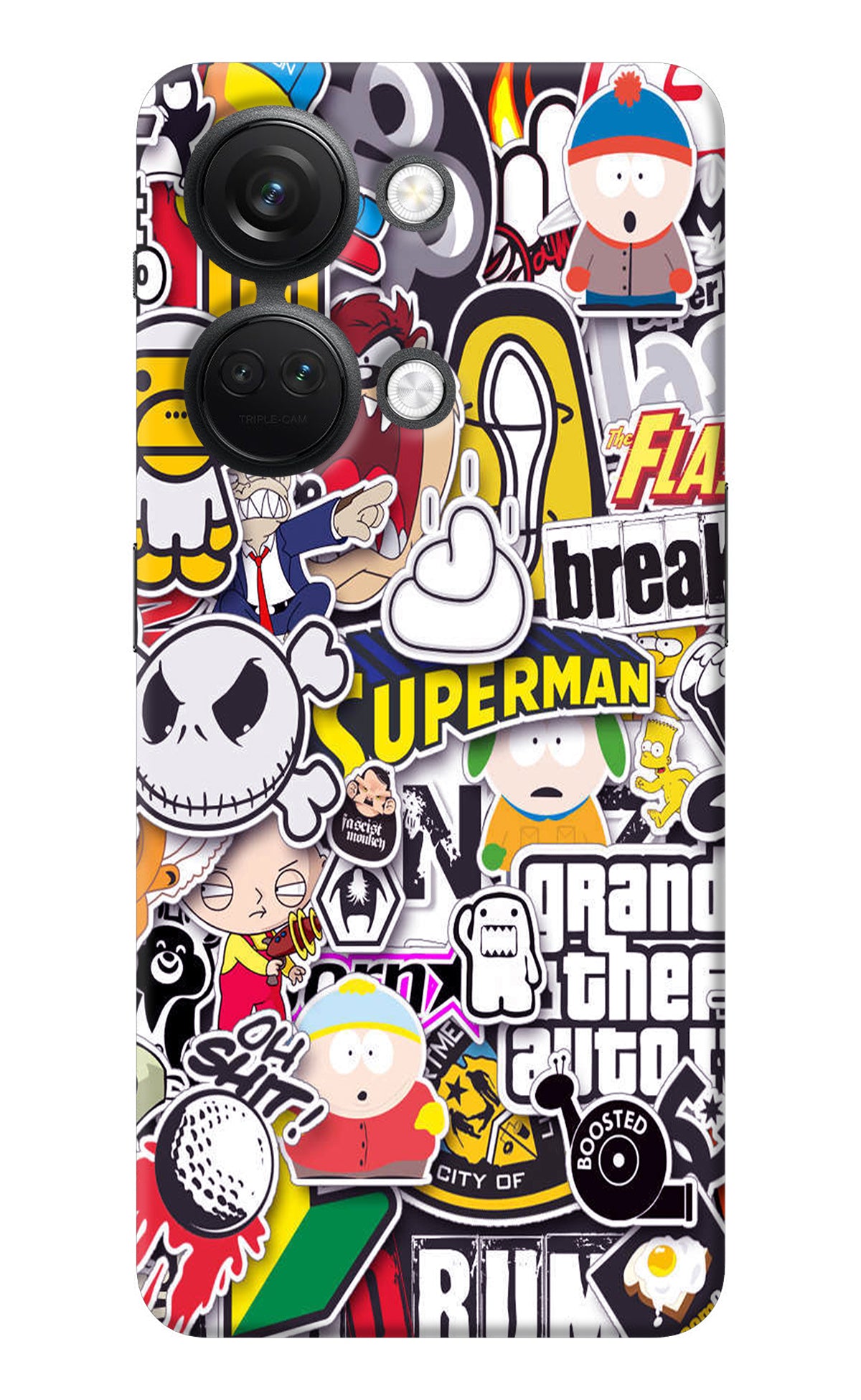 Sticker Bomb OnePlus Nord 3 5G Back Cover