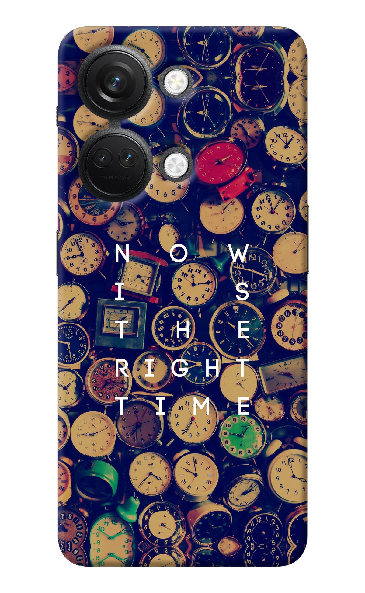 Now is the Right Time Quote OnePlus Nord 3 5G Back Cover