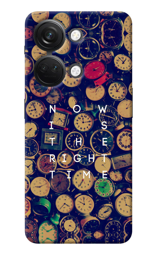 Now is the Right Time Quote OnePlus Nord 3 5G Back Cover